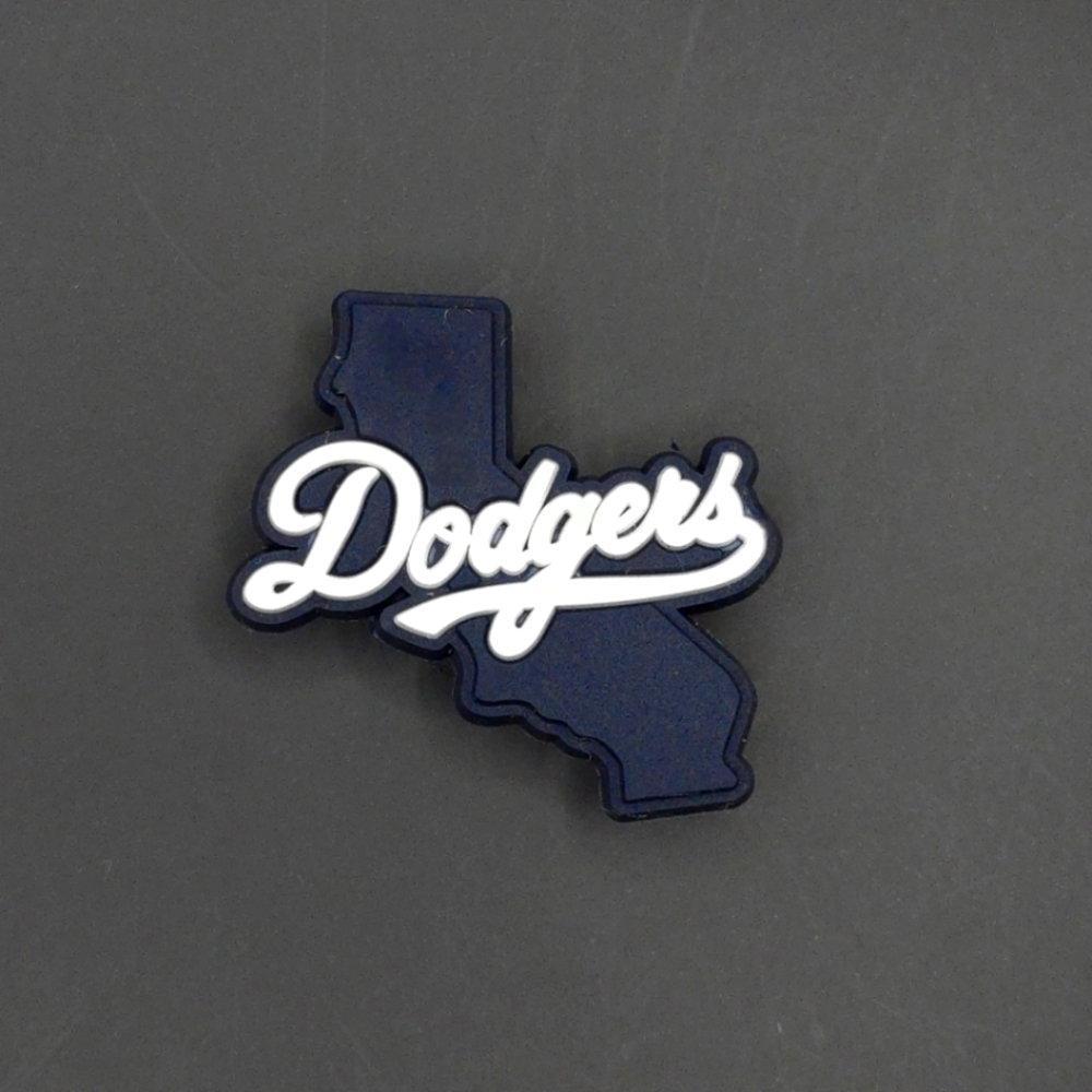 (5/$15) Dodgers Croc Charm